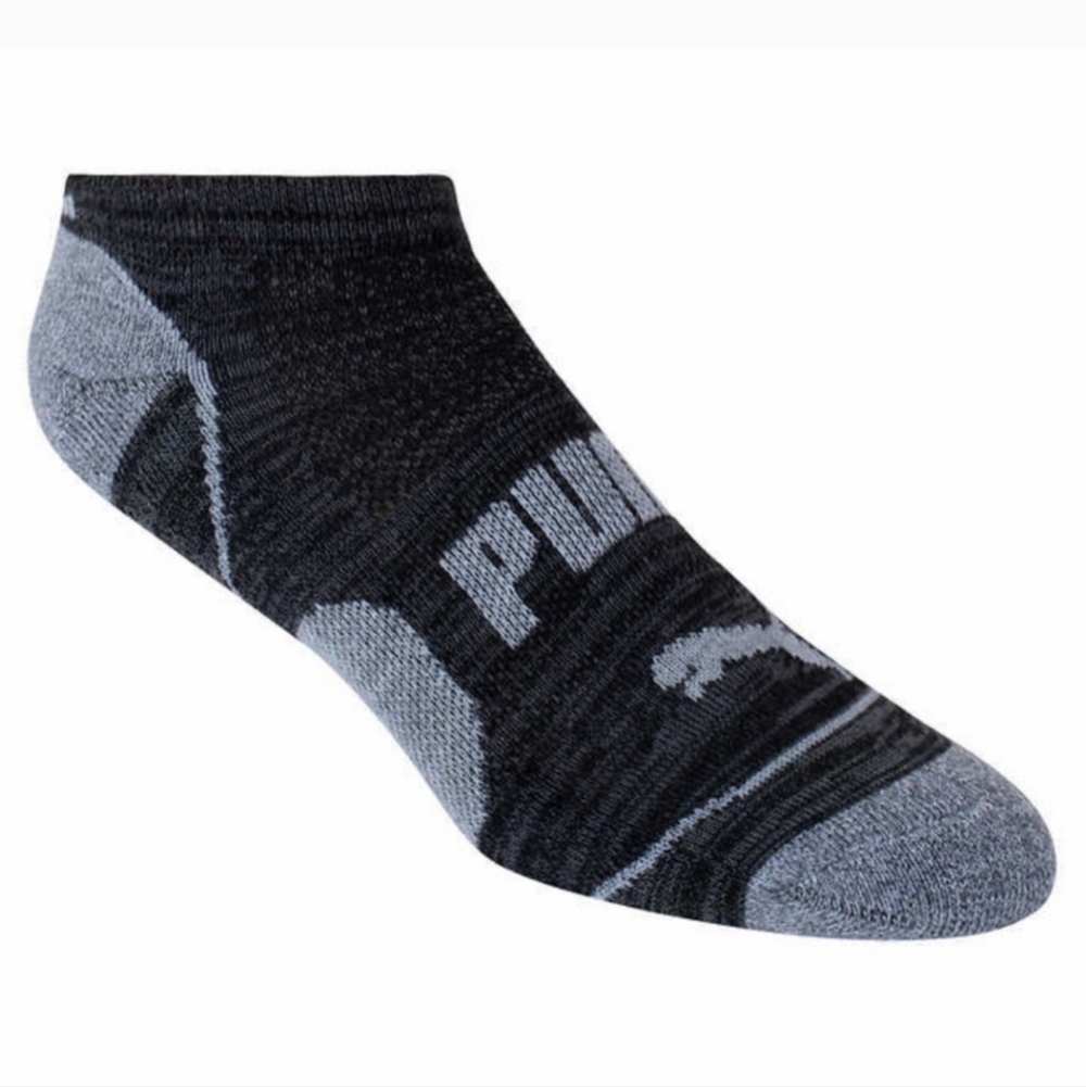 NWT Puma Ladies No Show Sock,‎ 10-pair Black 5-9.5 - Picture 3 of 6